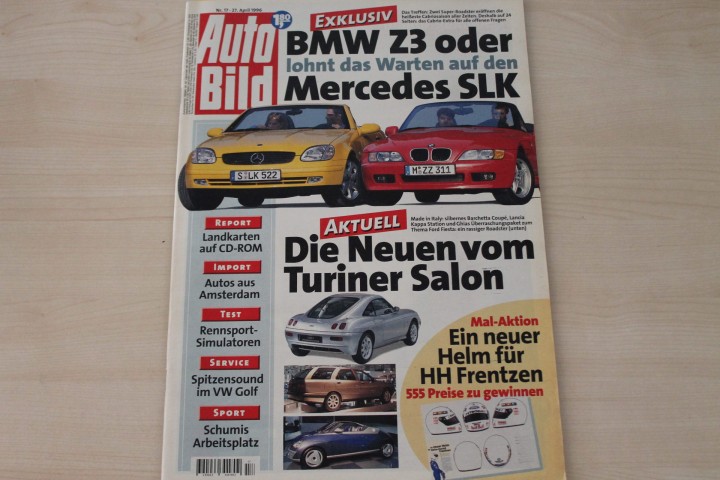 Deckblatt Auto Bild (17/1996)